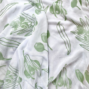 Gum Leaf Pram Cover