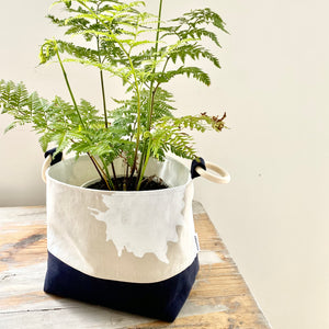 Splat Linen Bucket