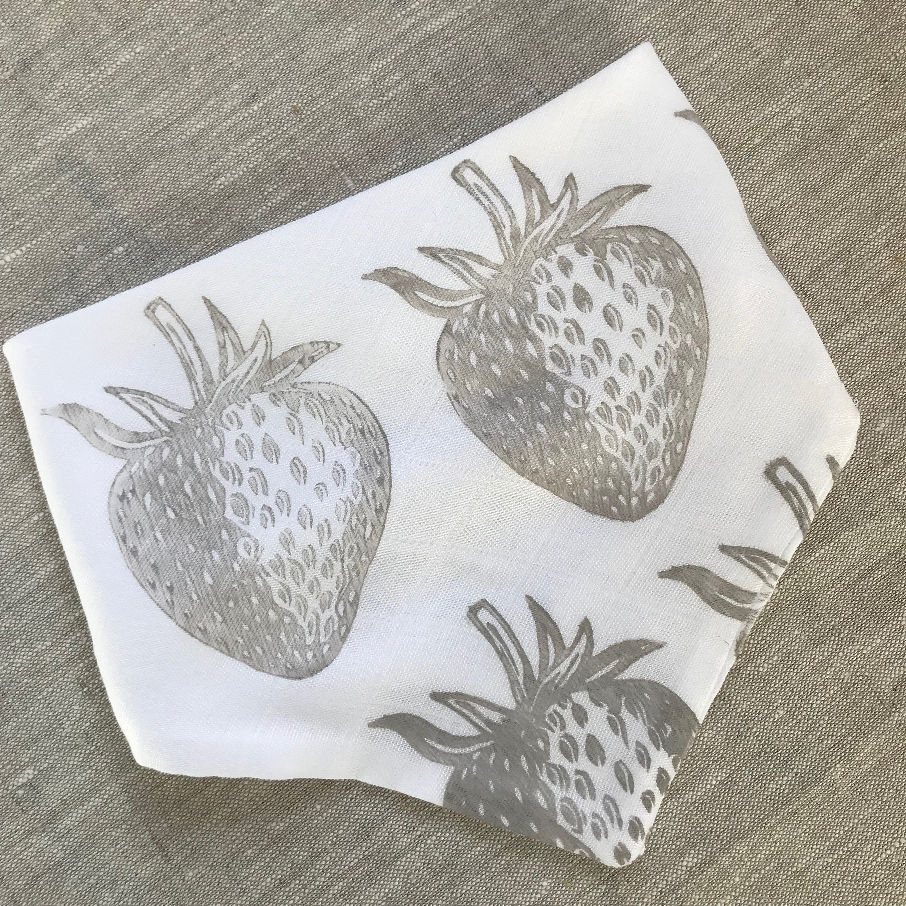 Strawberry Bib